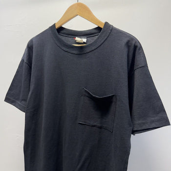 Vintage 1990s Blank Black Pocket Tee
