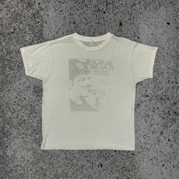 1980s THRASHED BLACK FLAG 4 POLICE STORY TEE