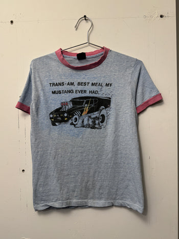 1980s MUSTANG EATS TRANS AM CAR TEE