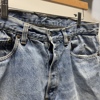 Vintage 1980s Made in USA Levi's 501 Faded Jeans