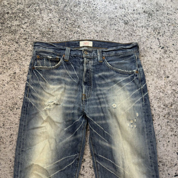 2000s Levi's 501 Thrashed Faded Distressed Jeans