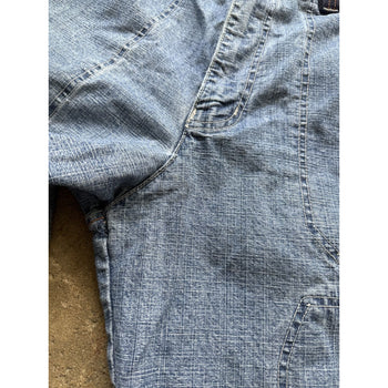 1990S/2000S Y2K PACO JEANS BAGGY DENIM FADED SKATER JEAN SHORTS