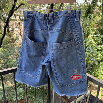 1990s Jnco Big Rig Denim Jean Shorts