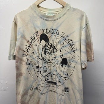 Online Ceramics Follow Your Local Fool Haunted Wagon Tee