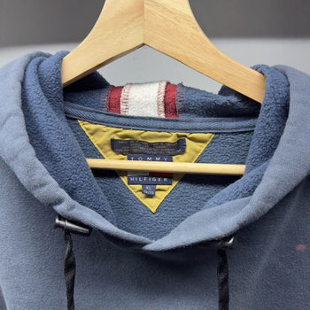 1990s Tommy Hilfiger Boardsports Hoodie Thrashed Faded