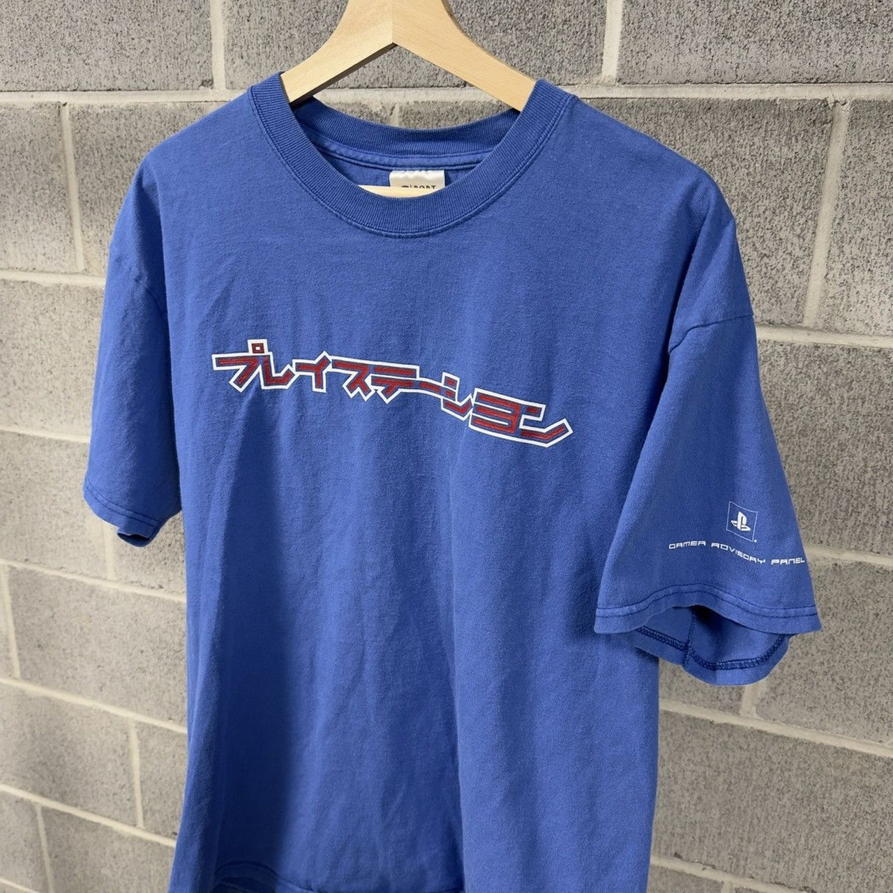 2000s Faded Blue Playstation Japan Tee