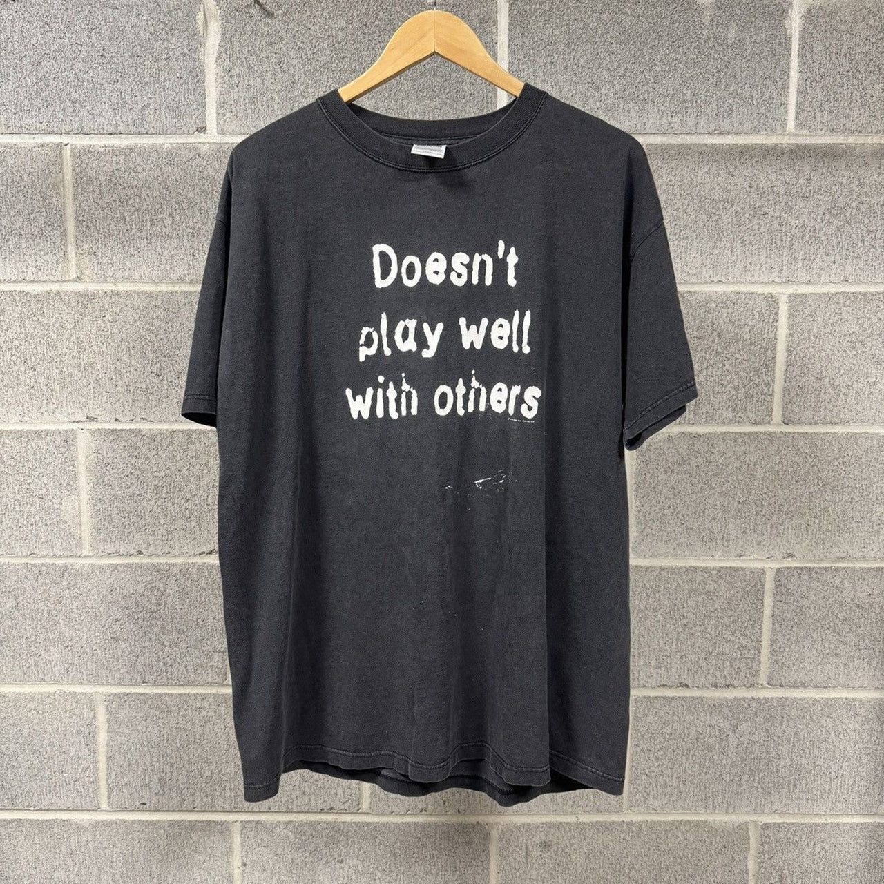 1990s Doesn't Play Well With Others Thrashed Tee