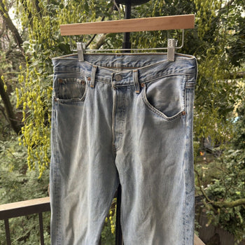 1990s Levi's 501 Faded Jeans - Made in USA
