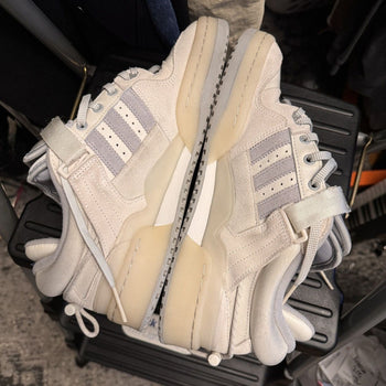 BAD BUNNY ADIDAS FORUM BUCKLE LOW WHITE SHOES