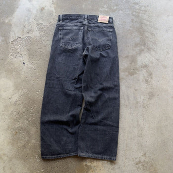 1990s LEVI'S 569 BLACK BAGGY DENIM SKATER JEANS