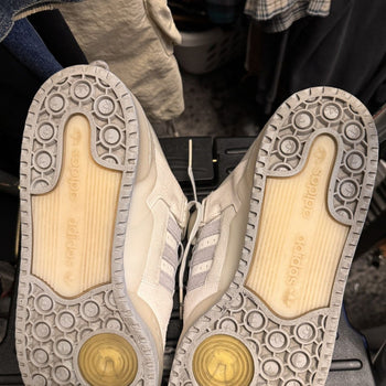 BAD BUNNY ADIDAS FORUM BUCKLE LOW WHITE SHOES