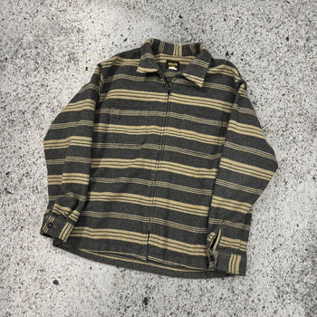 Chaqueta de franela de lana con cremallera de Diesel, años 80 y 90