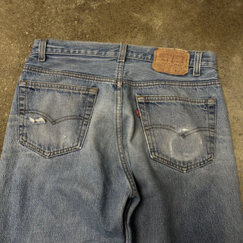 1990s FADED LEVI’S 501XX MADE IN USA DENIM JEANS