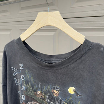 1990s Harley Davidson Running Wild Thrashed Faded Tee