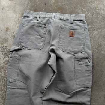 2000S CARHARTT TAN BAGGY CANVAS CARPENTER PANTS