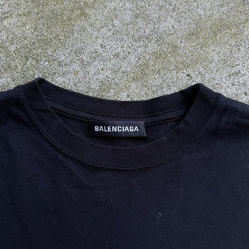 BALENCIAGA BB LOCK LOGO TEE OVERSIZED