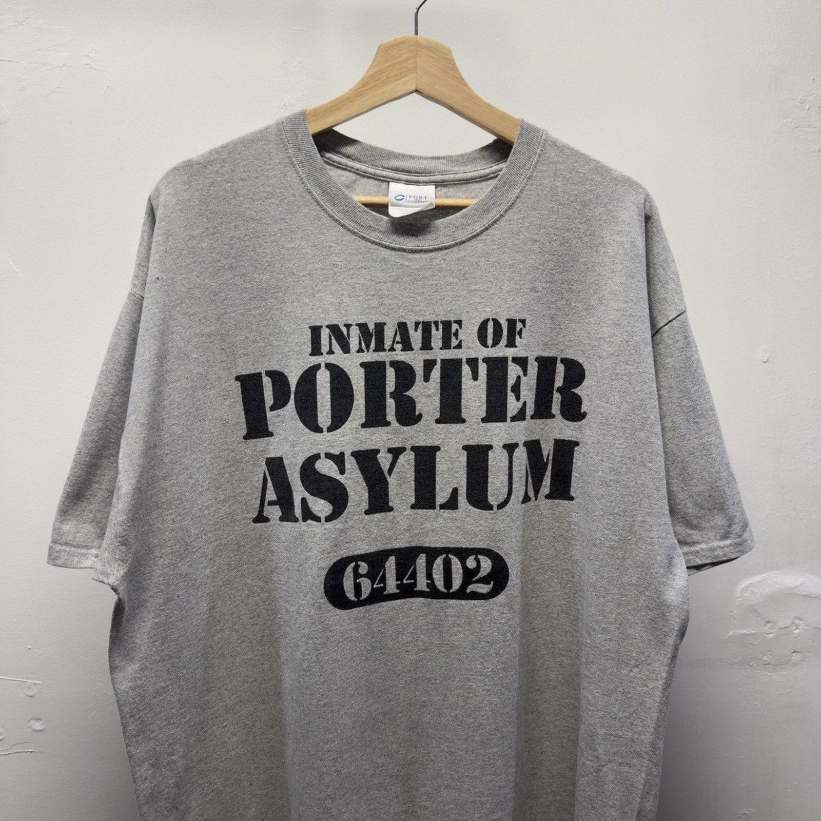Vintage 2000s Asylum Inmate Tee