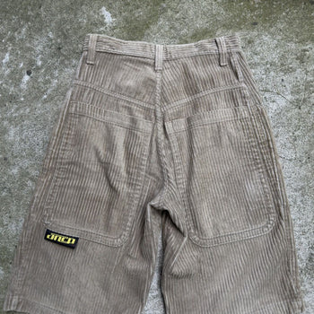 1990s JNCO 2031 STINGER CORDUROY SHORTS TAN