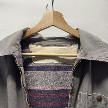 Vintage 1950s 1960s Made in USA Faded Distressed Work Jacket
