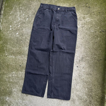 2000s CARHARTT CARPENTER FADED BAGGY CANVAS WORK PANTS 32