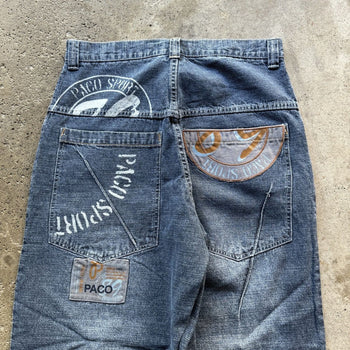 1990S/2000S Y2K PACO JEANS BAGGY DENIM SKATER JEANS