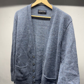 1990s Wool Acrylic Cardigan Sweater
