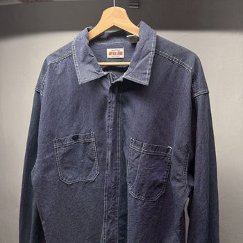 2000s Gap Workwear Zip Railroad Chore Coat