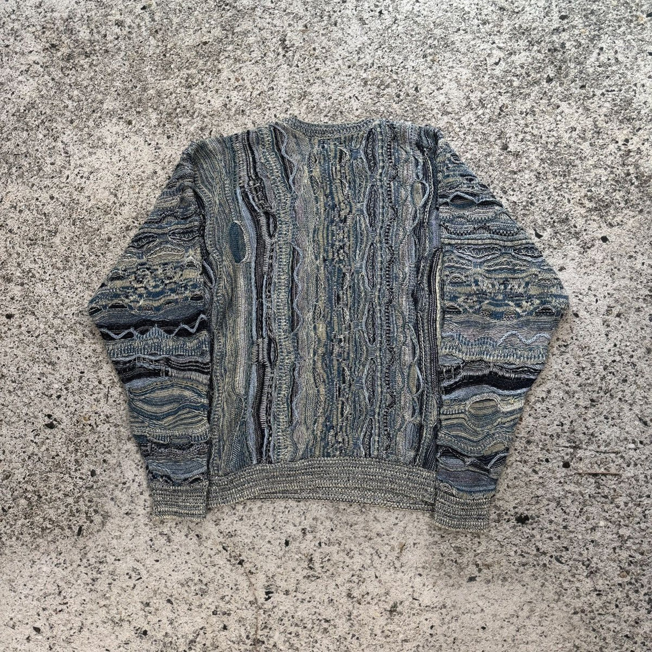 1990s 3D Knit Sweater
