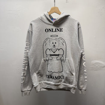 Online Ceramics Haunted Wagon Angel Bear Hoodie