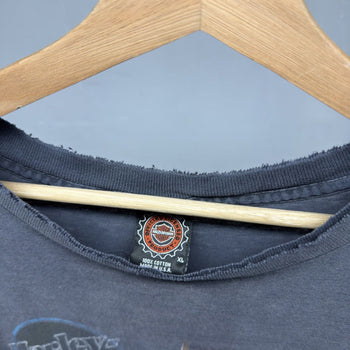 1990s Harley Davidson Thrashed Faded Distressed Tee