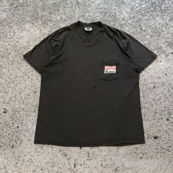 1990年代 マルボロ シガレット コヨーテ ブラフ ポケットTシャツ スラッシュド フェード