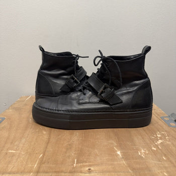 Ann Demeulemeester Raven Strap Buckle Shoes
