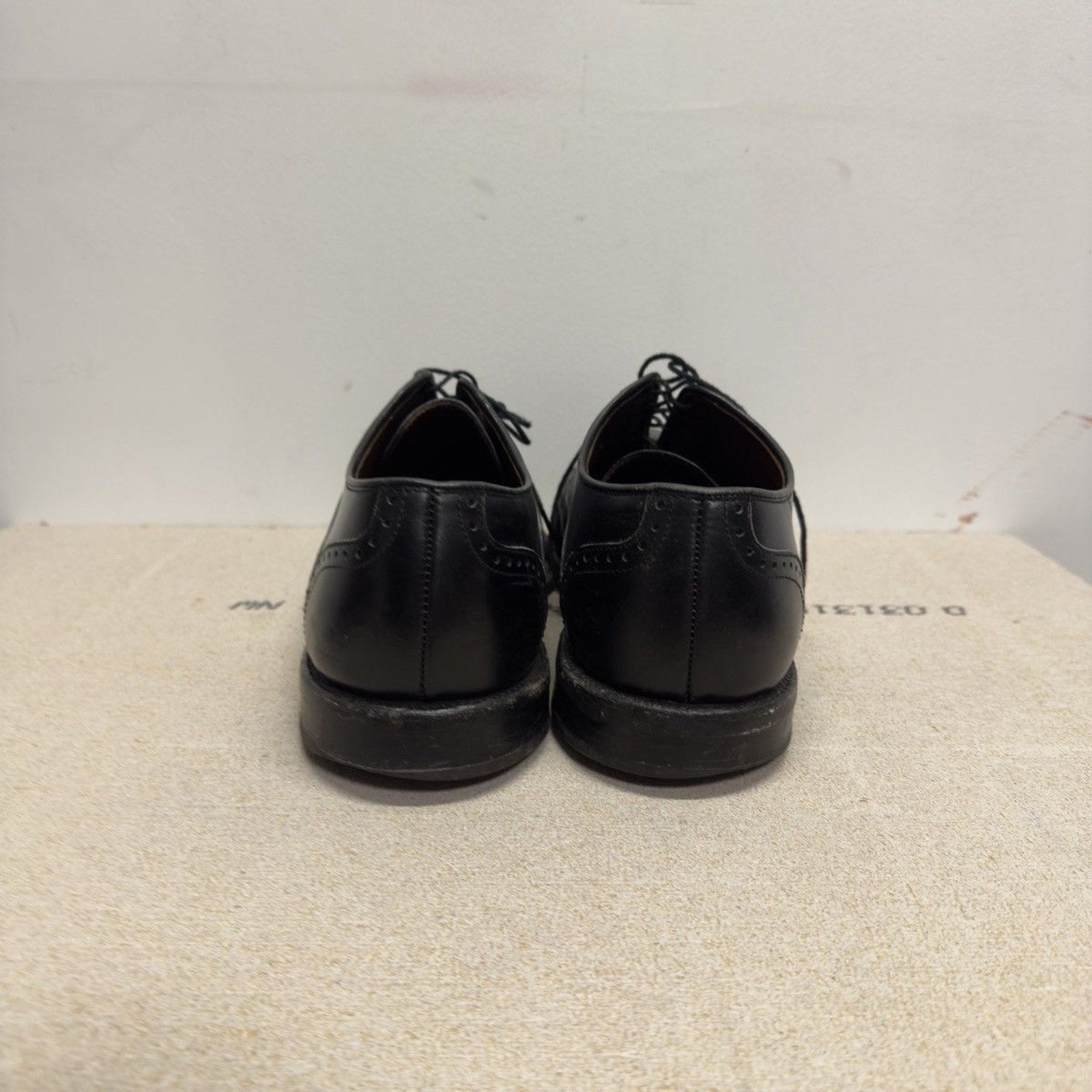 Allen Edmonds McClain Black Leather Wingtip Oxford