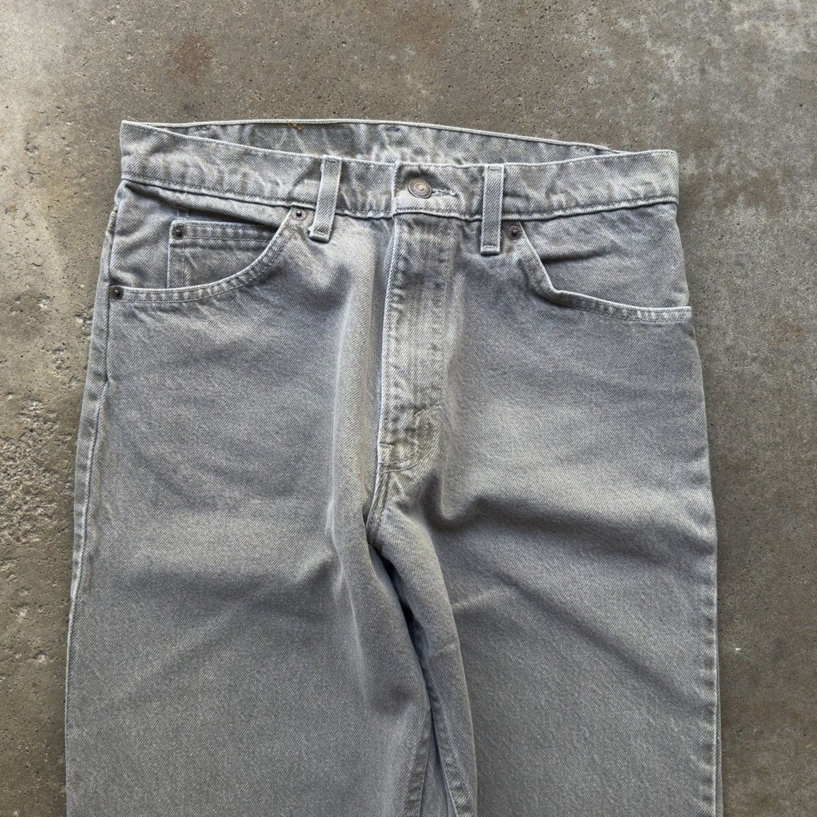 Vintage 1990s Levi's 550 Made in USA Orange Tab Jeans