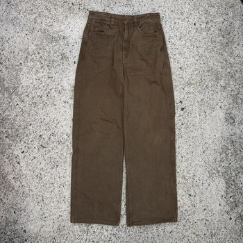 Lemaire High Waisted Wide Leg Curved Pants