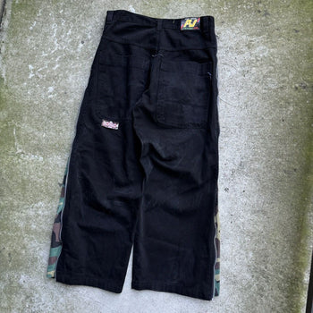 2000S Y2K PACHINNO BAGGY DENIM SKATER ZIP JEANS