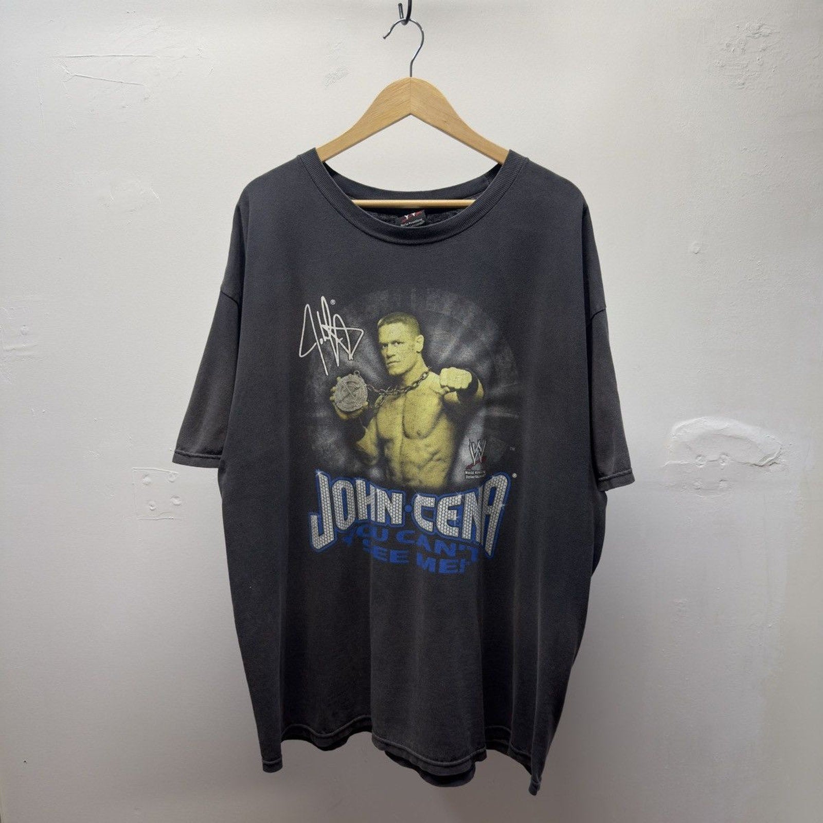 Vintage 2007 John Cena WWE Faded Tee