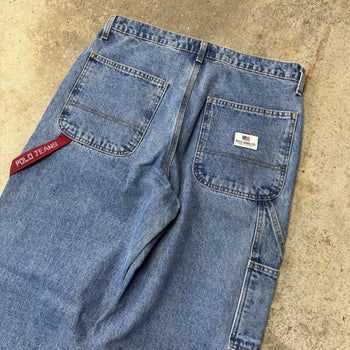 2000S POLO RALPH LAUREN BAGGY DENIM CARPENTER SKATER JEANS