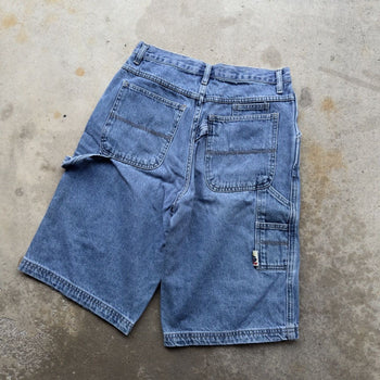 1990s BUGLE BOY BAGGY CARPENTER DENIM SKATER JEAN SHORTS JORTS