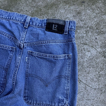 1990S LEVI'S L2 BAGGY WIDE LEG DENIM SKATER JEANS