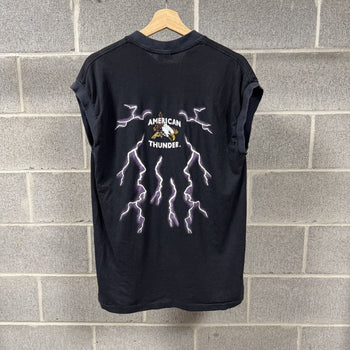 1990s American Thunder Biker Girl Tank Tee