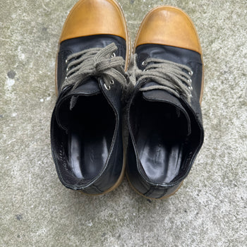 Rick Owens SS18 Dirt Leather Low Ramones Gum