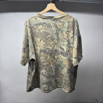 2000s Faded Distressed Boxy Camo Tee