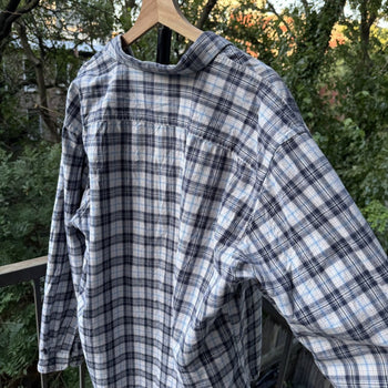1990s Gap Faded Plaid Flannel Shirt