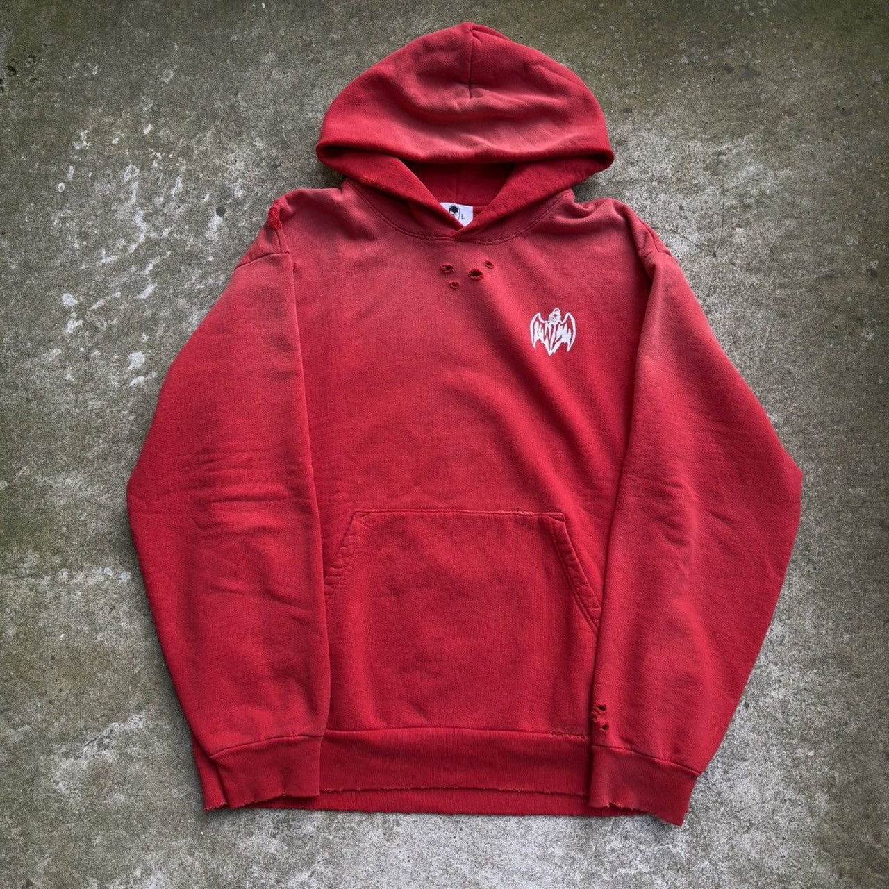 WARREN LOTAS WILD BILL SWEATSHIRT HOODIE RED