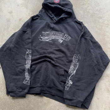 2000S WEST COAST CHOPPERS THRASHED FADED HOODIE OVERSIZED