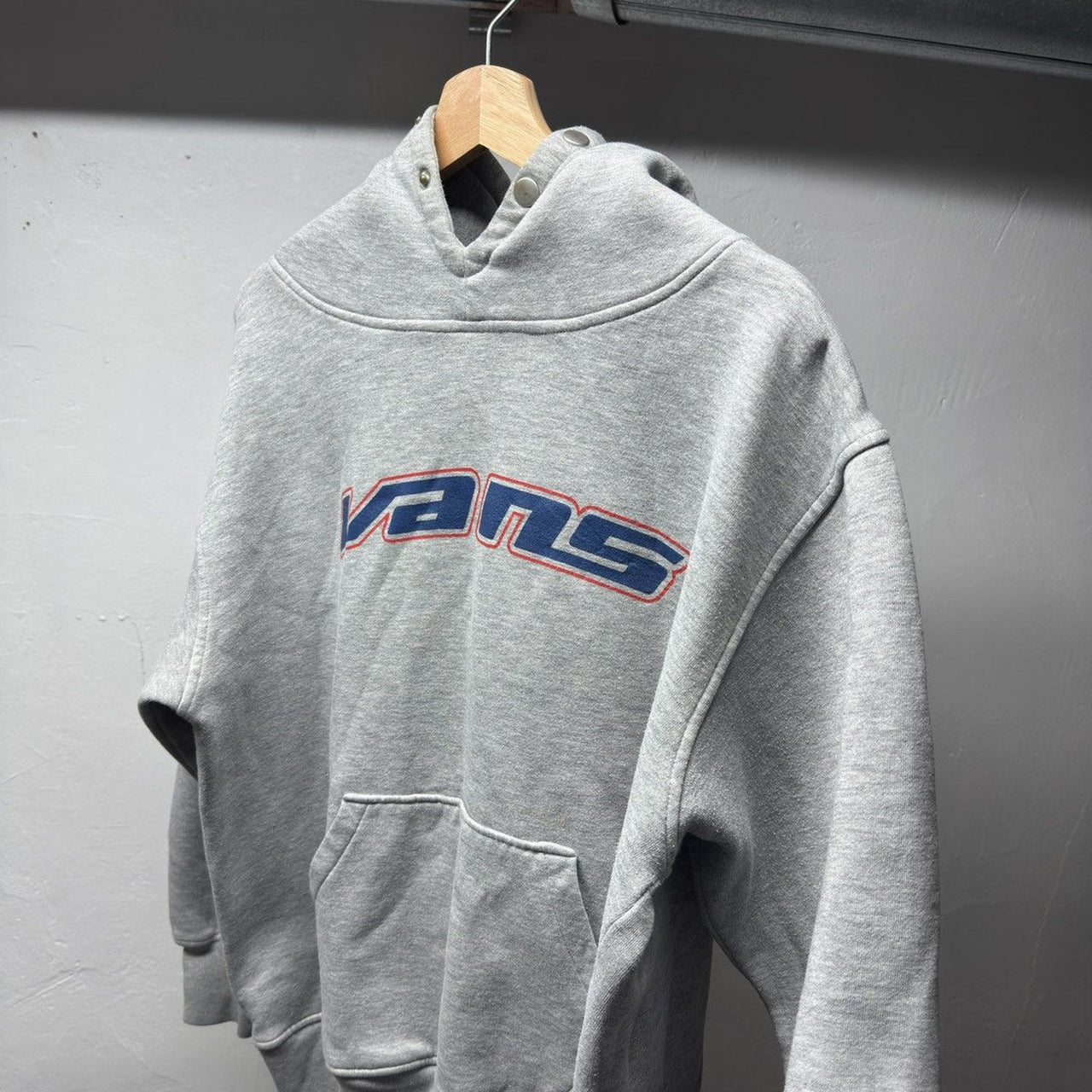 1990s Y2K Vans Logo Hoodie