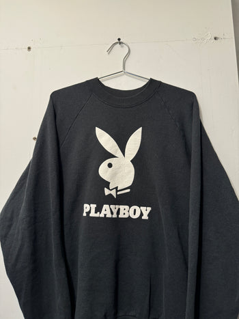 1990s PLAYBOY BUNNY LOGO RAGLAN CREWNECK SWEATSHIRT