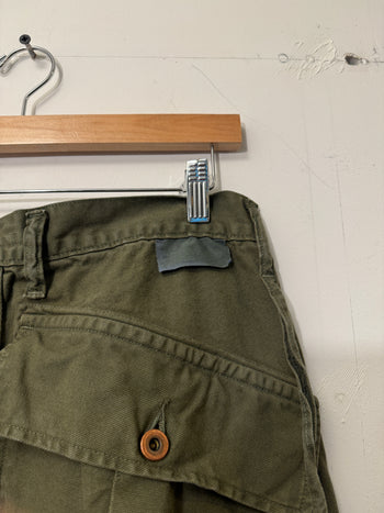 KAPITAL RINGOMAN OLIVE CARGO PANTS