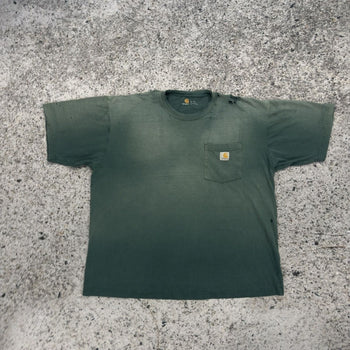 Camiseta desgastada descolorida Carhartt de gran tamaño